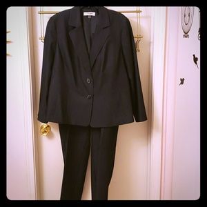 Navy blue ladies suit